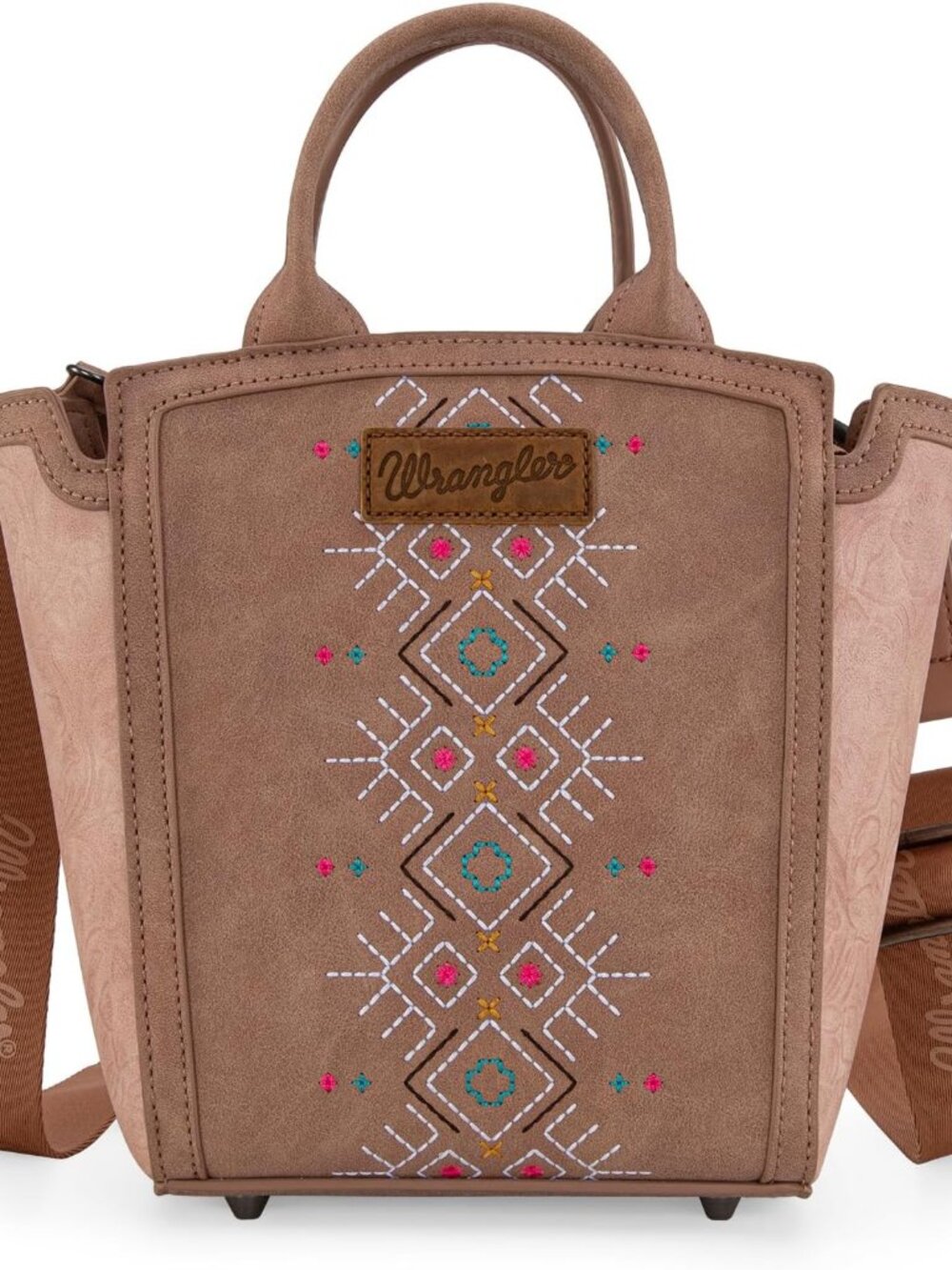 Wrangler Western Handbag for Women Embroidery Aztec Shoulder Purse
